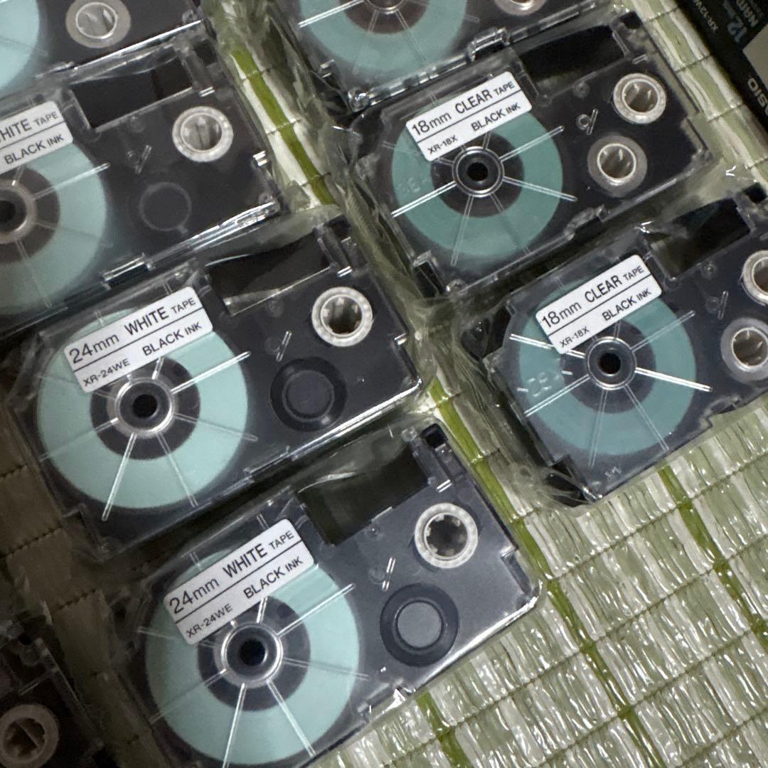 カシオCASIOネームランド テープカートリッジ テプラ シール まとめ