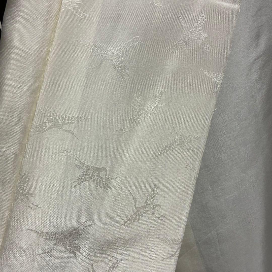 D69 黒留袖 総刺繍 汕頭・相良・金駒刺繍 華文 鳳凰 正絹 着物 袷 極美