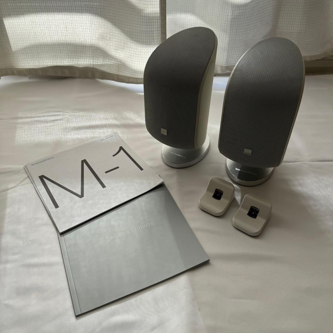Bowers & Wilkins M-1 ホワイト B&W - M-1/ホワイト（1本）M1/W 小型スピーカー《JP》【在庫有り即納