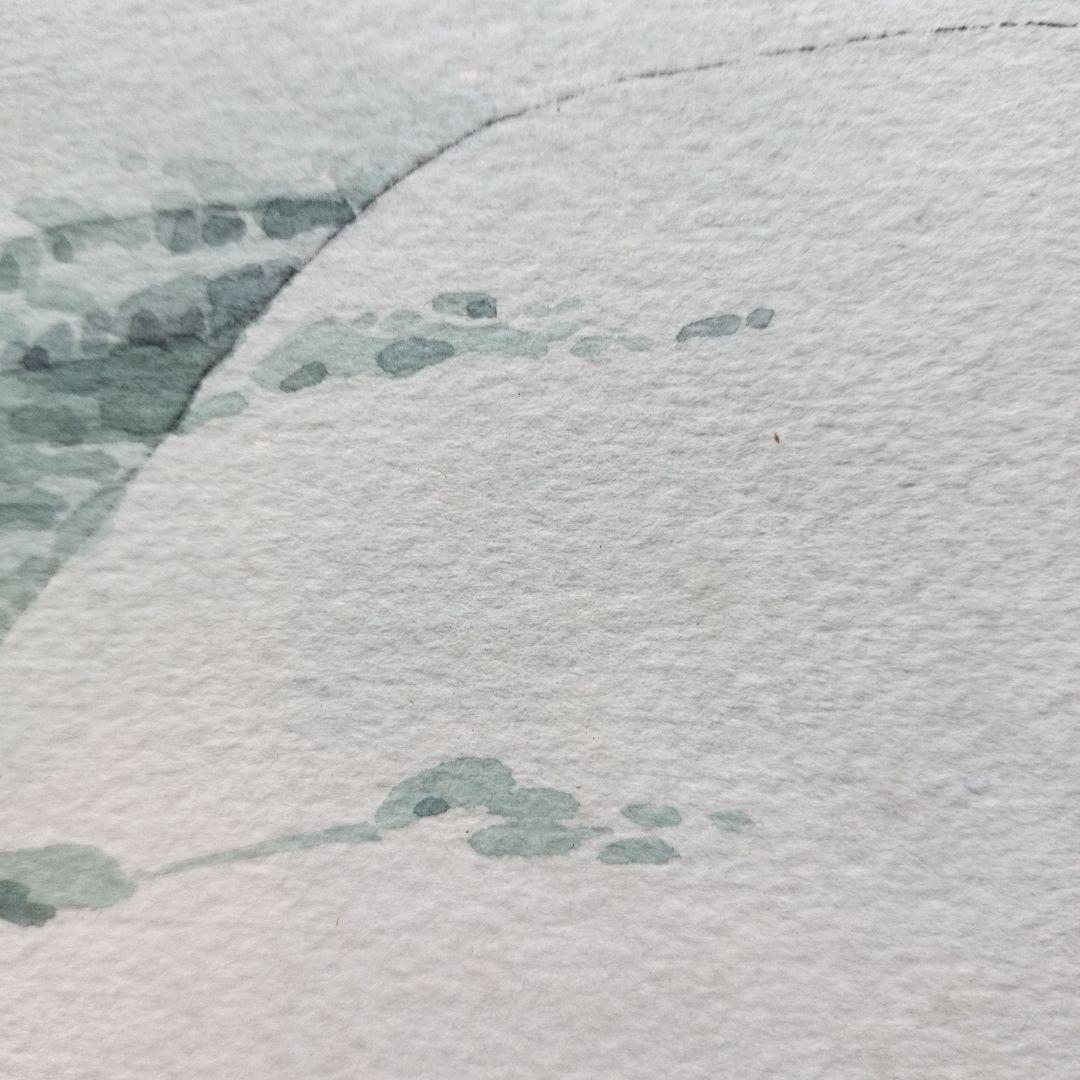 超貴重品」矢口高雄 サイン落款あり「冬木立ち」 共シールあり - メルカリ