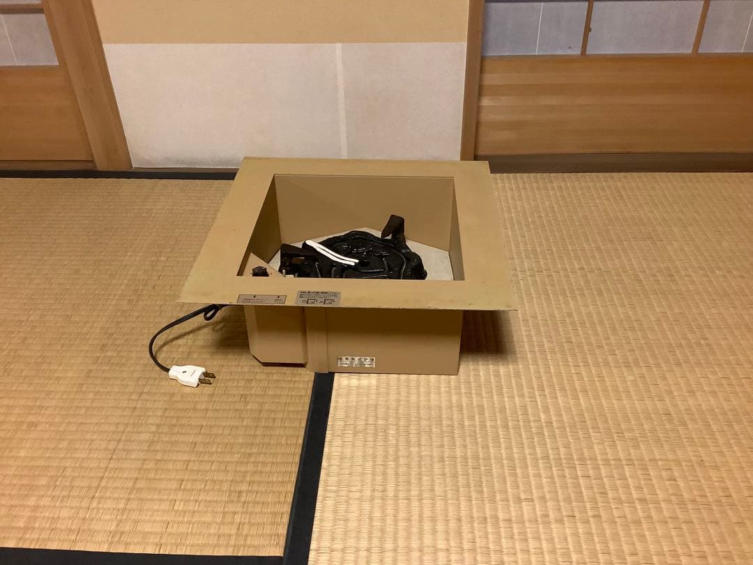 茶道具　炉壇　野々田 茶道具 炉壇 電熱式 浅型 炭型ヒーター サンアイ 旧野々田式 炉だん