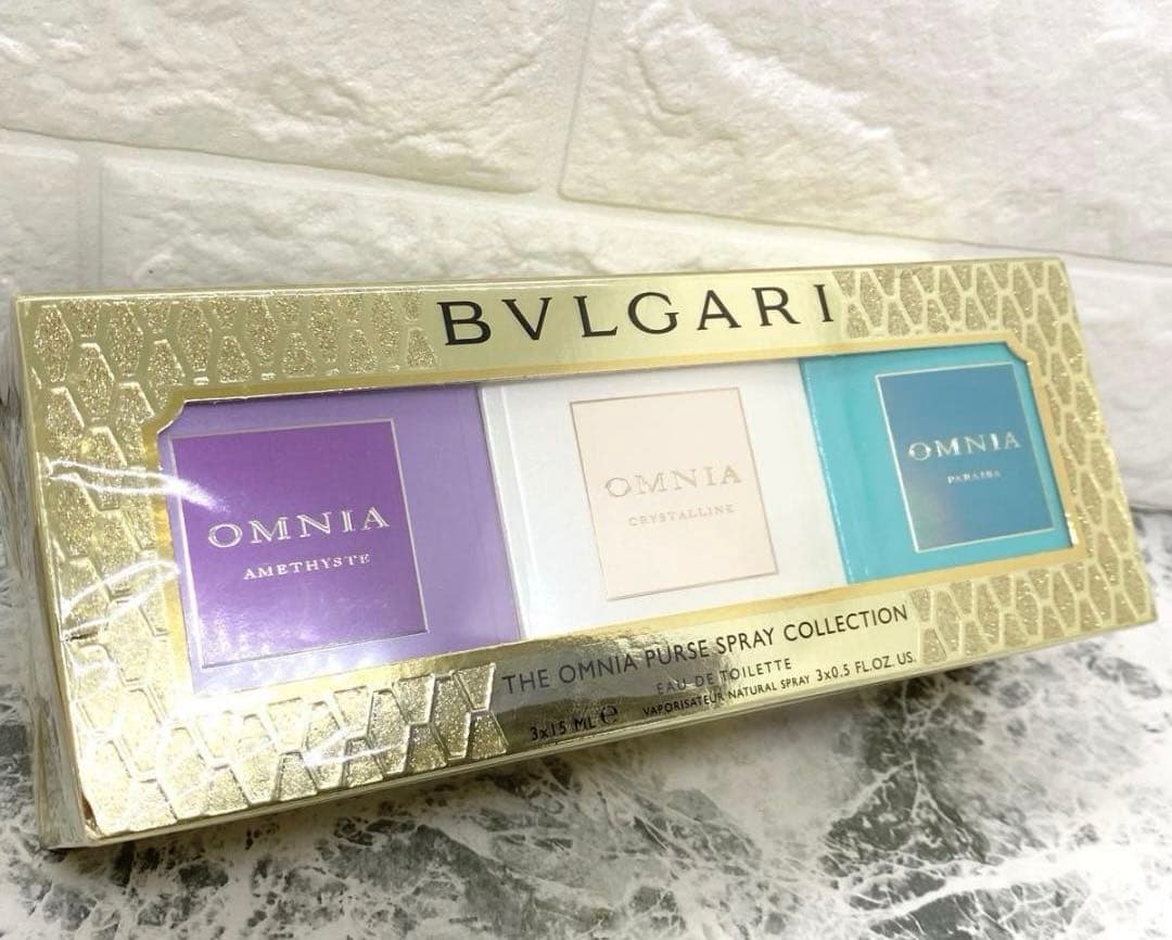 【 新品未開封 】ブルガリ オムニア パーススプレィ コレクション 香水 3本 BVLGARI（ブルガリ） 爆買WEEKセール オムニアギフトコレクション EDT