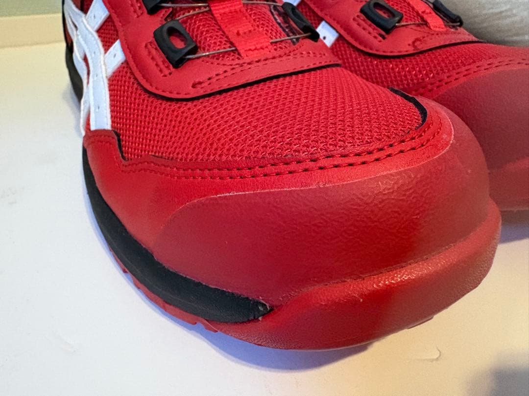 BOAダイヤル 安全靴 レッド 作業靴 メンズ 26.0cm