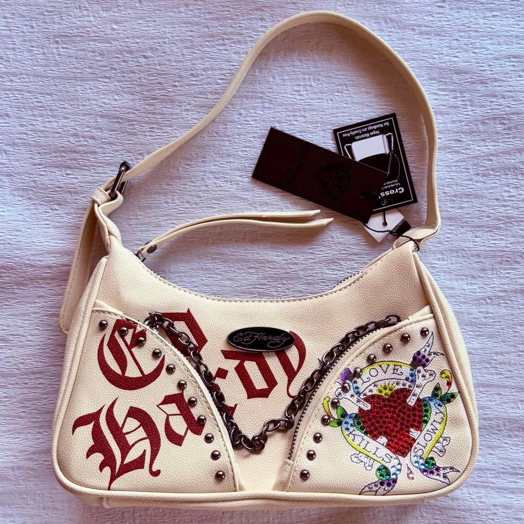 アメリカ】Ed Hardy エドハーディー ハンドバッグ - メルカリ