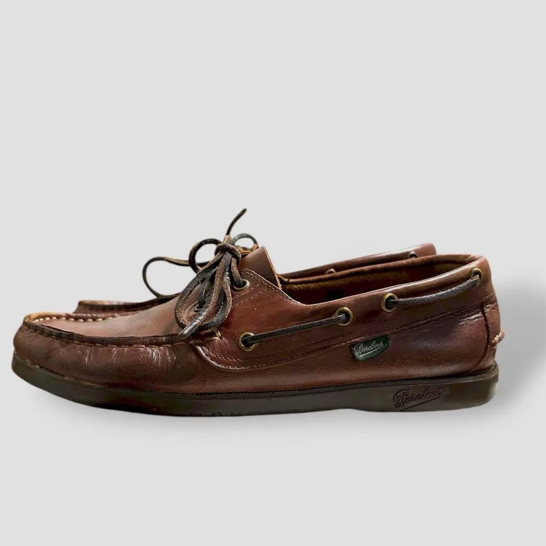 Y*A様 Paraboot 革靴 レザー 本革BARTH MARRON デッキシ