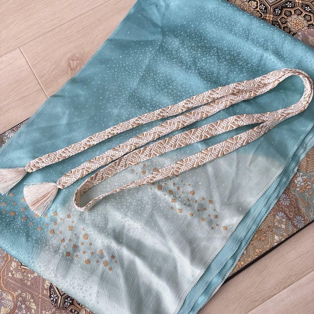 訪問着 フルセット 着物 正絹 トールサイズ 加賀友禅 高砂縮緬 しつけ