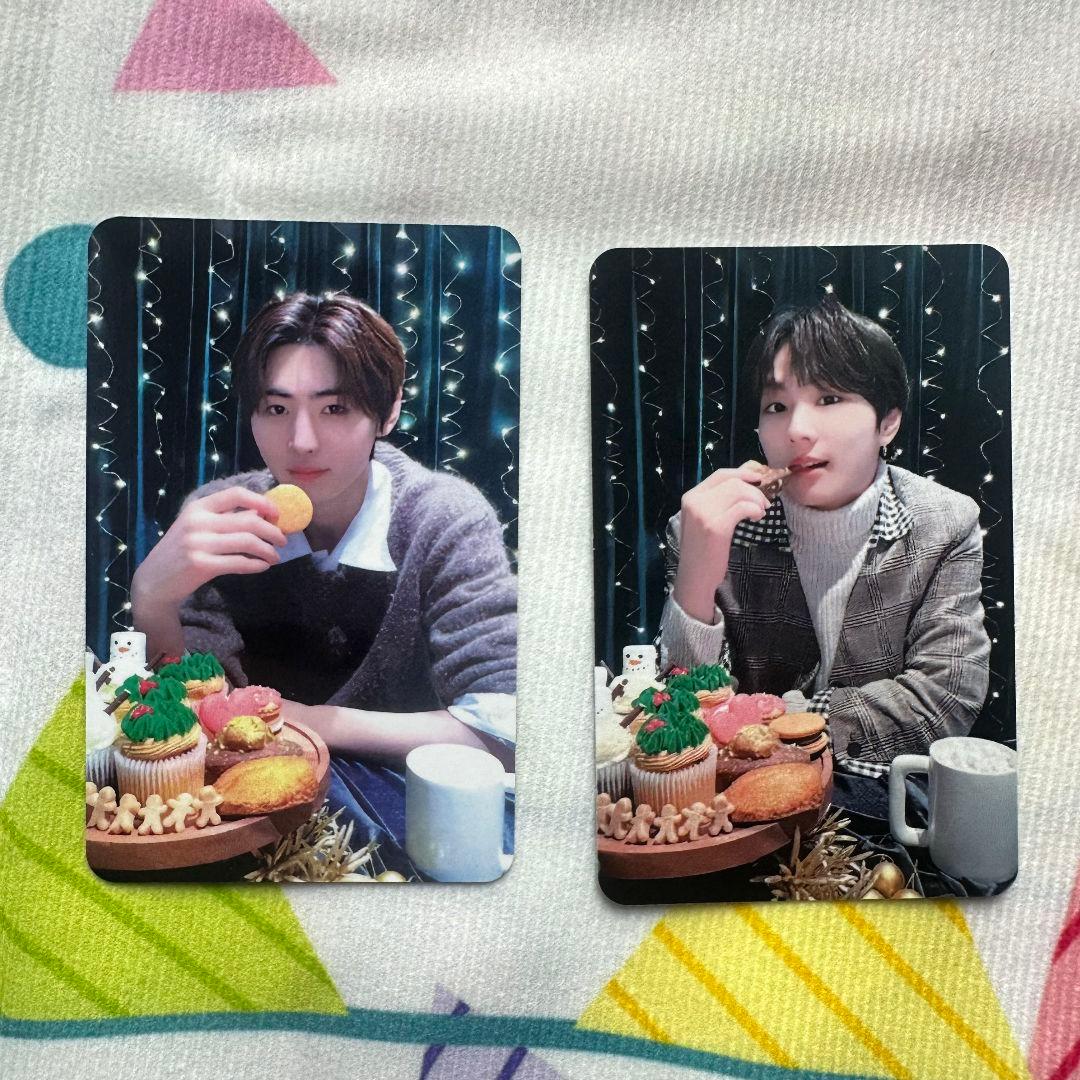 ENHYPEN クリスマス SBS 歌謡祭 サノク 公開放送トレカ 2枚 enhypen ニキ エナプ SBS 歌謡大典 サノク トレカ enhypen ニキ エナプ