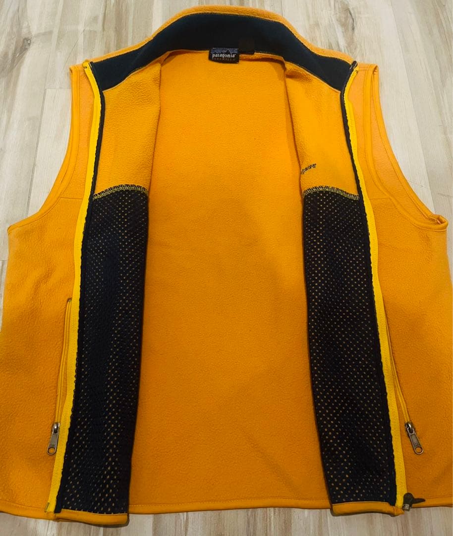 パタゴニア/シンチラベスト/サイズL/マンゴーオレンジ/USA/25182/名作