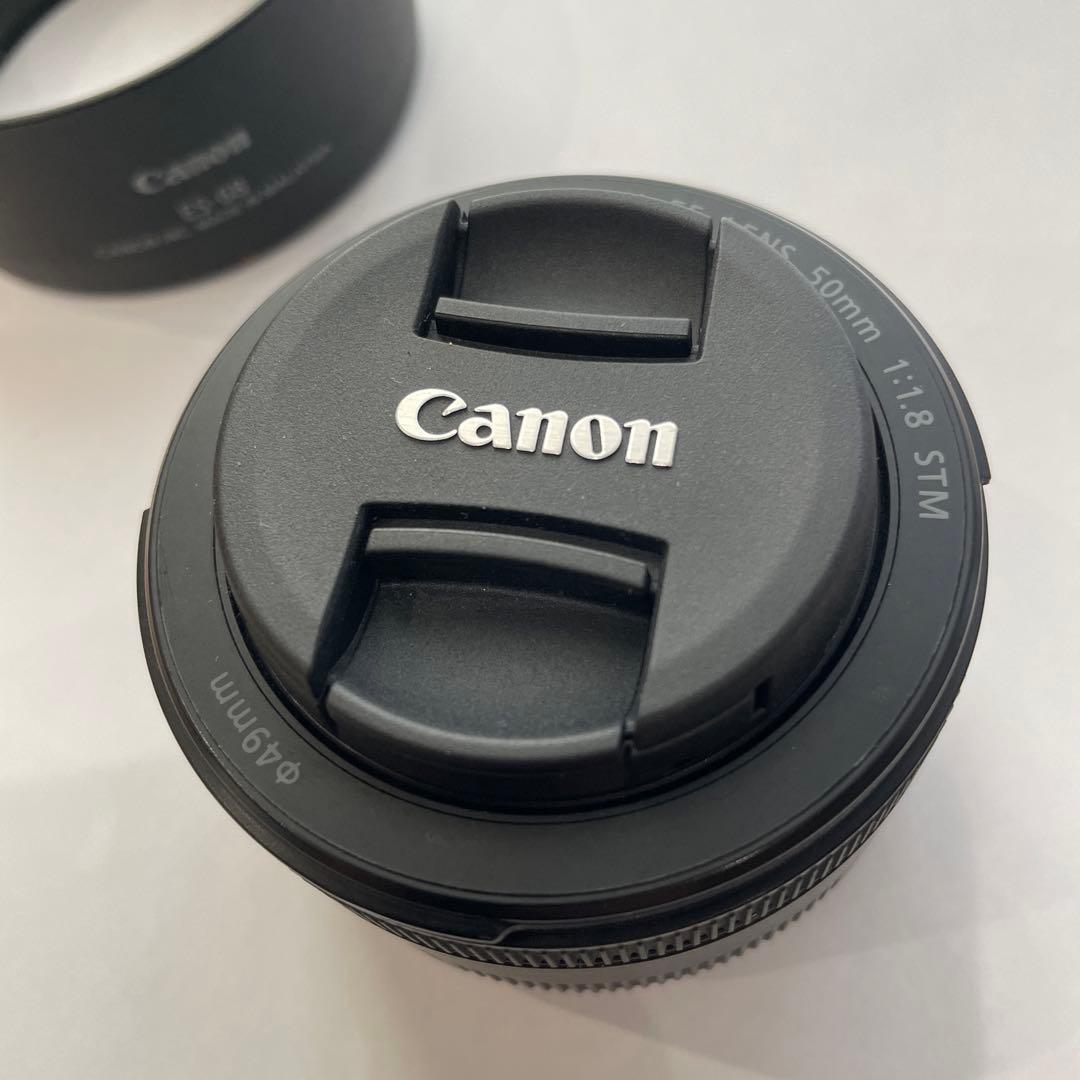 レンズ(単焦点) Canon EF 50mm f/1.8 STM + ES-68 Canon Lente EF 50 mm f/1.8 STM Versão Internacional (sem garantia
