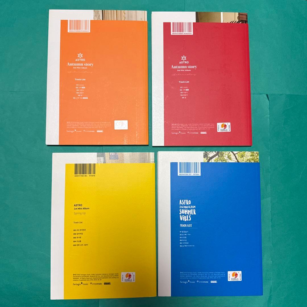 ASTRO 四季 アルバム チャウヌ トレカ 証明写真 ウヌ Spring - メルカリ