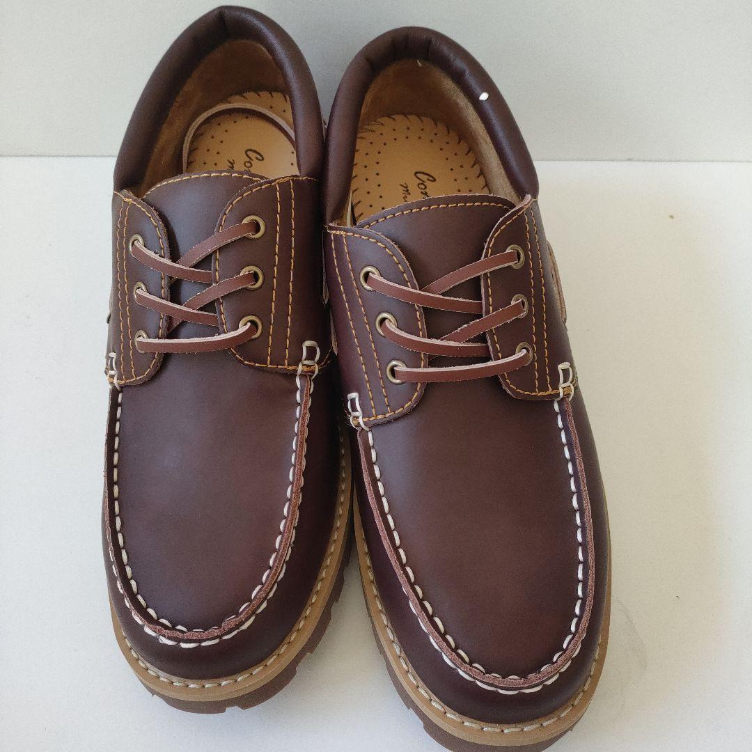 ティンバータイプ　スリーアイ　3eye デッキシューズ　26.5から27センチ 定番】スリーアイ(3eye) クラシックラグ メンズ（モカシン/デッキ