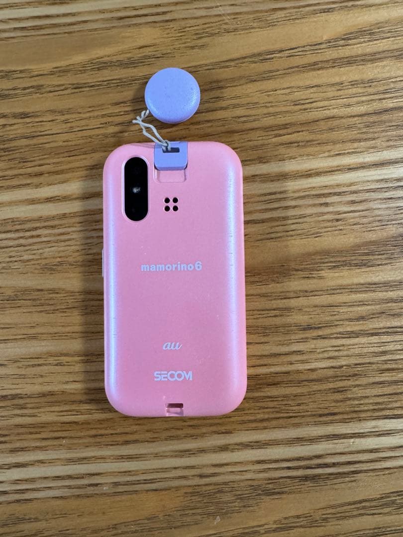 au mamorino6 ピンク 本体 中古 - メルカリ