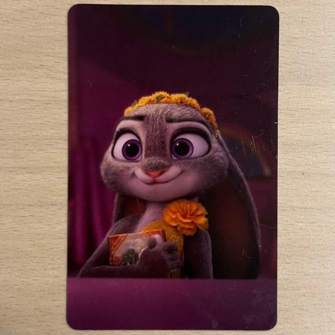 ズートピア 2 オーマイカフェ 事前予約特典 ジュディ ホップス カード