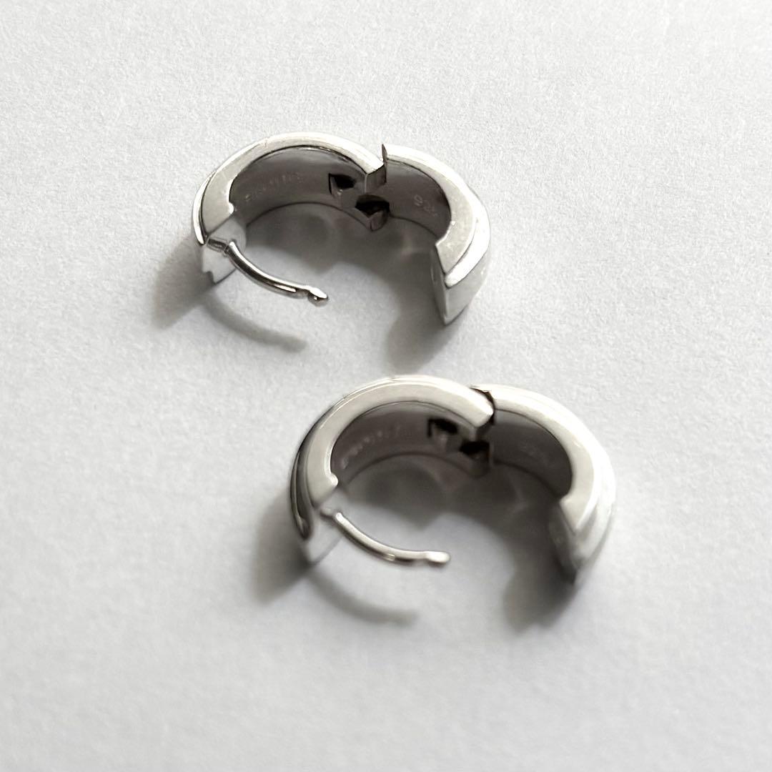 1990s \"Esprit\" ヴィンテージ フープピアス シルバー925