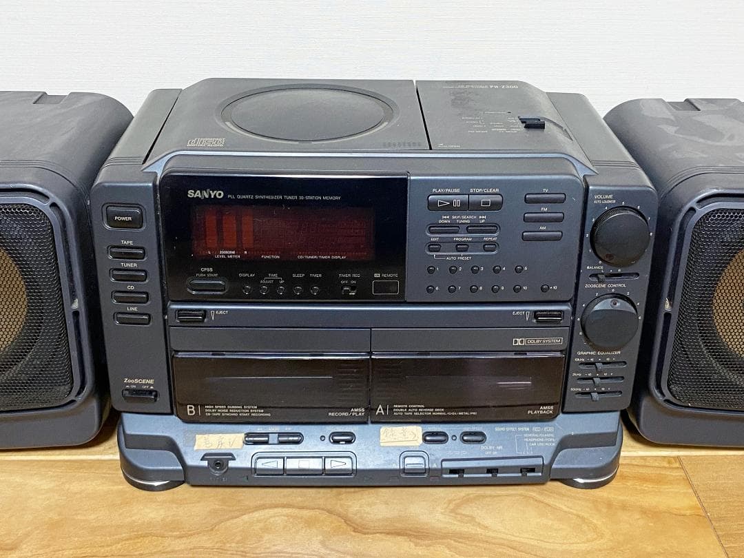希少 SANYO PH-Z300 ズーシーン CDコンポ ジャンク 昭和レトロ - メルカリ