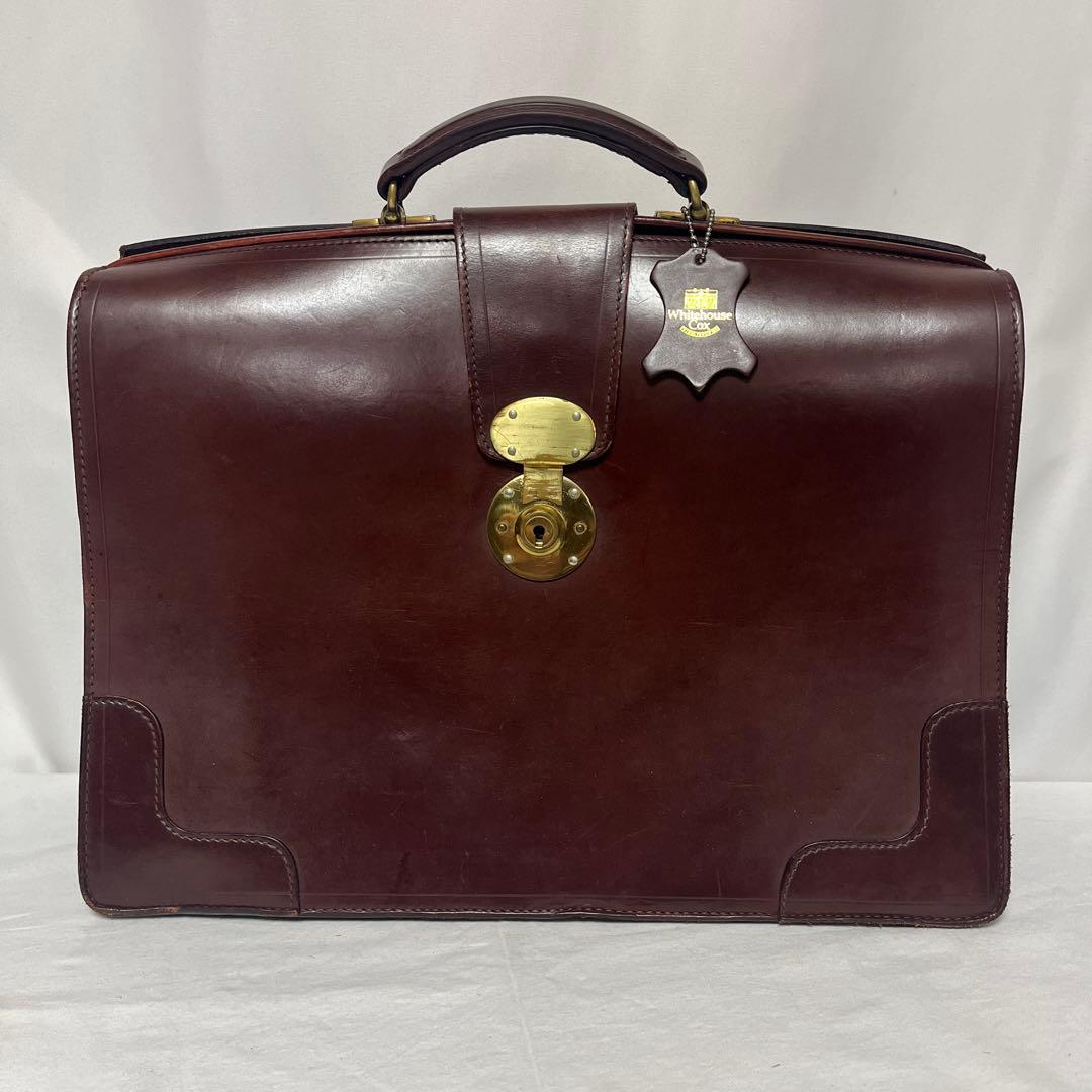 ホワイトハウスコックス 極上ブライドルレザー ダレスバッグ 廃盤品