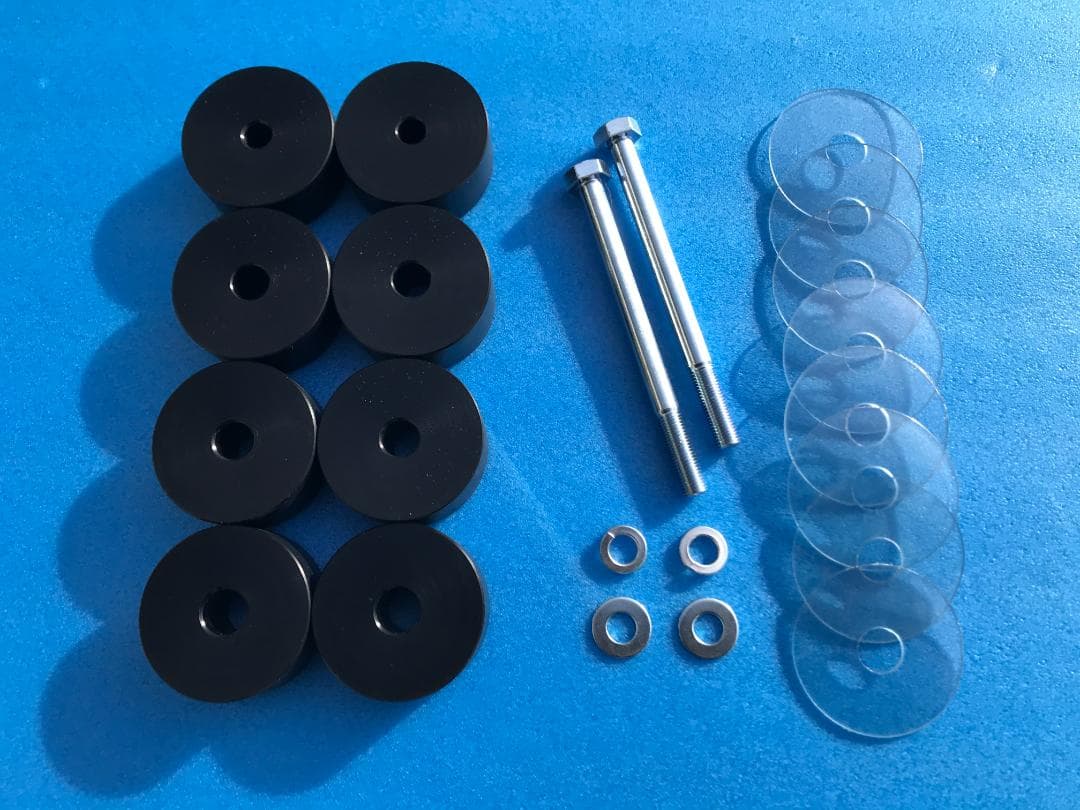 業界最安】ジムニー ボディーリフトキット(JB23/33/43用) 27mm黒