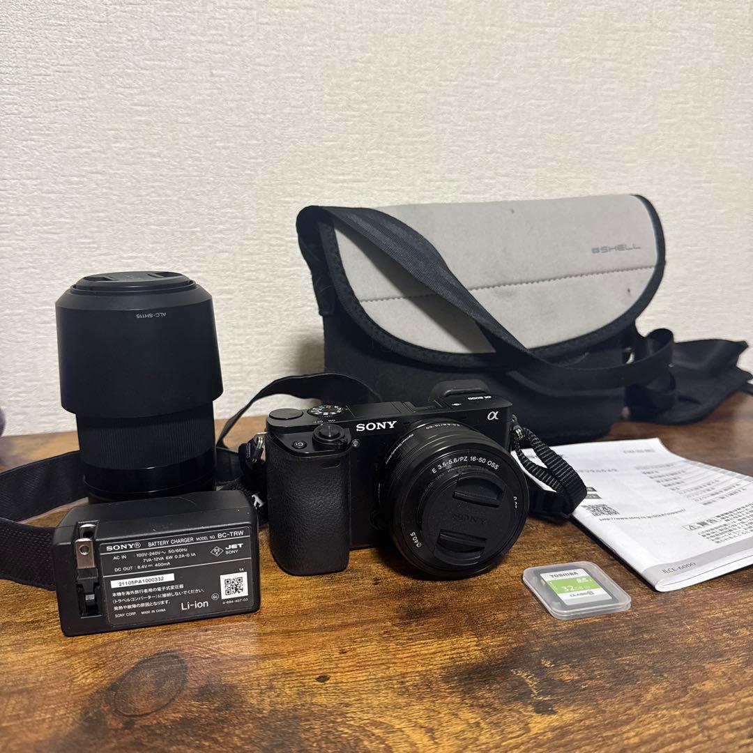 【ハッピー】【美品】SONY α6000 ダブルズームレンズキット SONY α6000 ILCE-6000Y ダブルズームレンズキット 価格比較 - 価格.com