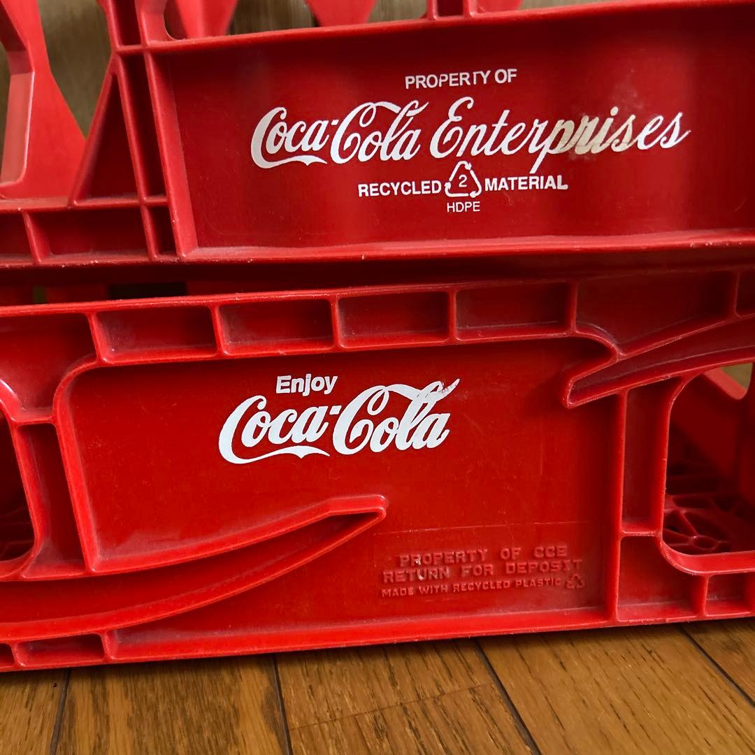 ヴィンテージ コカコーラ Coca-Cola カゴ ケース レッド まとめ売り