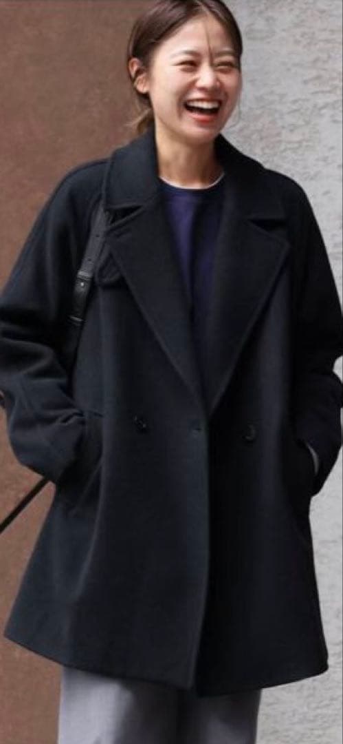 ジャーナルスタンダードレリューム 尾州ウールモッサWブレストハーフコート □尾州ウールモッサWブレストハーフコート | ジャーナルスタンダード