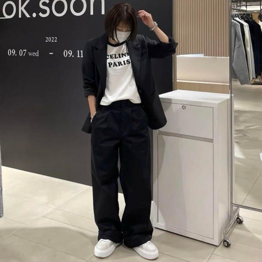 （るん）ok.soon.×dickies wide chino pants ok.soon×dickies wide chino pants | ok.soon