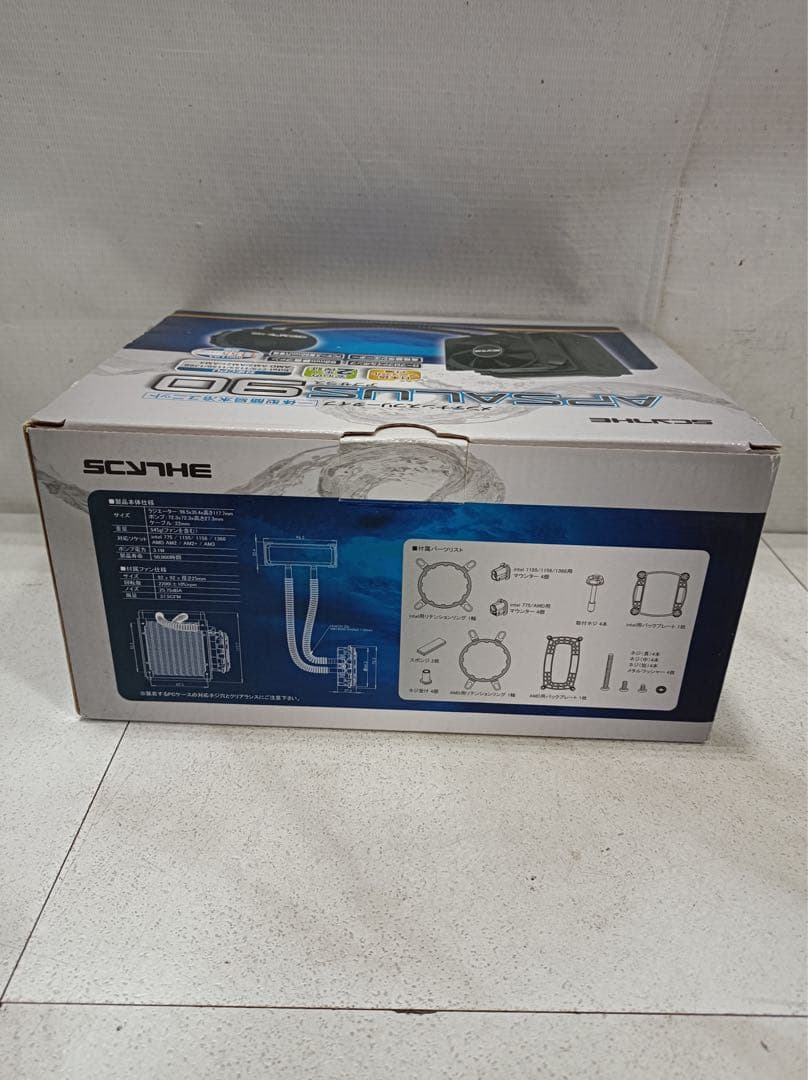八6891【美品】SCYTHE サイズ CPUクーラー アプサラス90 - メルカリ
