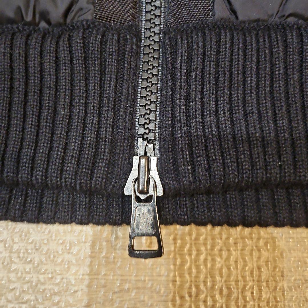 テロン様専用⭐MONCLER ブラックダウンニット フード付き - メルカリ