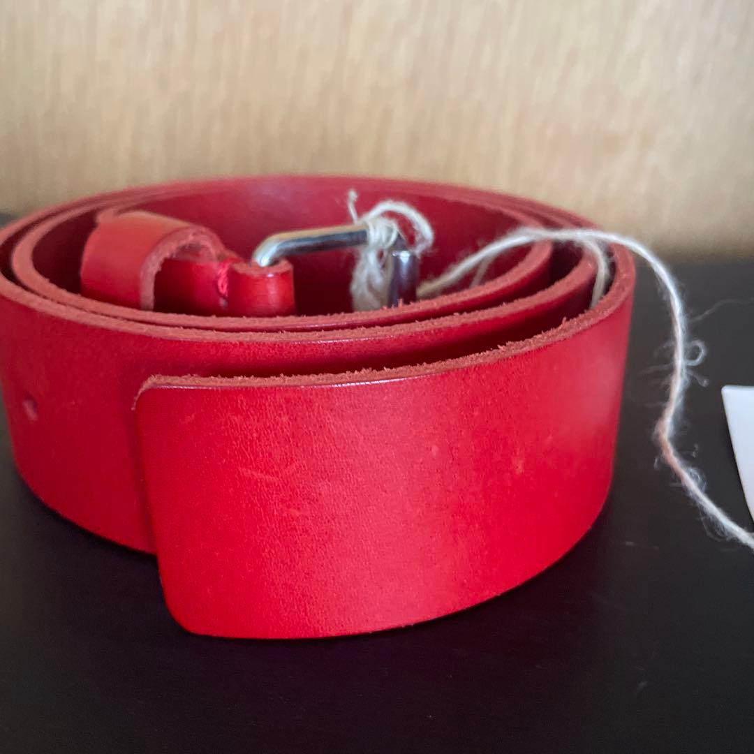 ダニエラグレジスDANIELA GREGIS レザーベルト赤