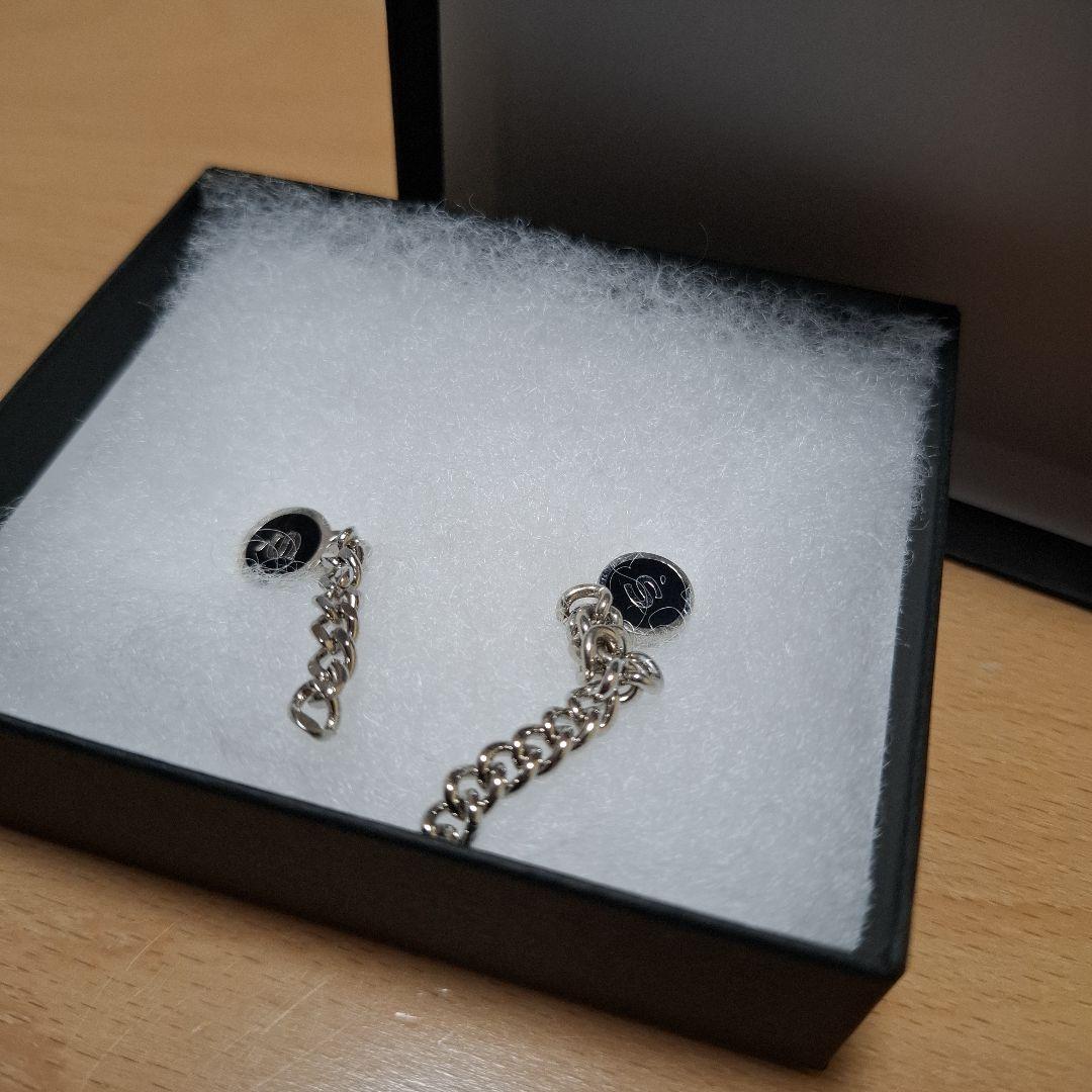 花村想太】NOSWEA シルバー チェーン付きピアス - メルカリ