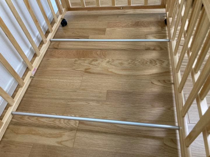 下段床補強 フラル Wオープンすのこベビーベッド 中古 - メルカリ