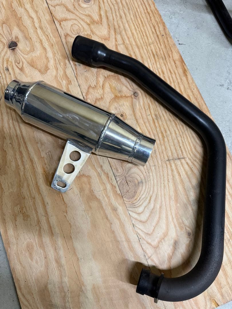 TW200 社外マフラー モナカタイプ モナカ管 アルミ モナカTW200