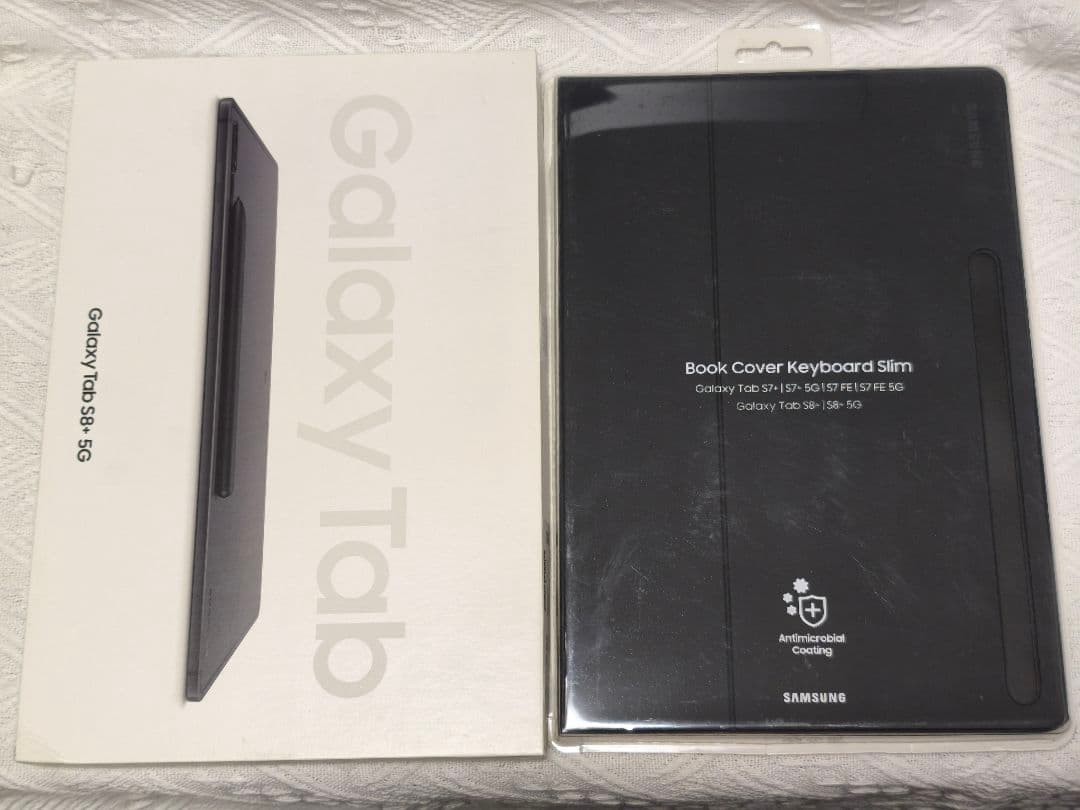 Galaxy Tab S8+ 5G 12GB 256GB 韓国版 付属品多数 Amazon.co.jp: Galaxy Tab S8+ タブレット,128GB+MicroSD(最大1TB