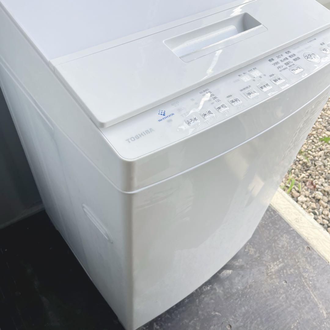 313取付無料！東芝ウルトラファインバブル 高性能シンプルホワイト8kg