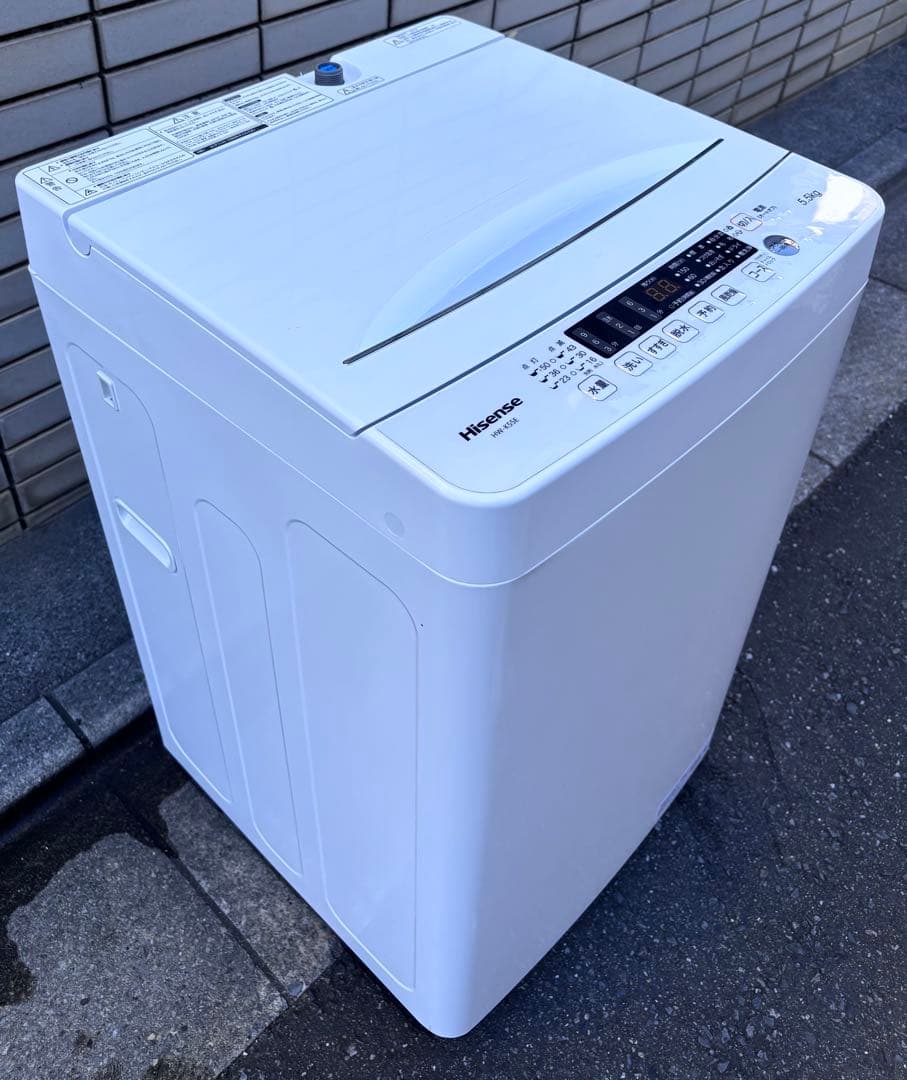 動作確認済み/Hisense/2021年製/縦型洗濯機/5.5kg/本体 | Shop at