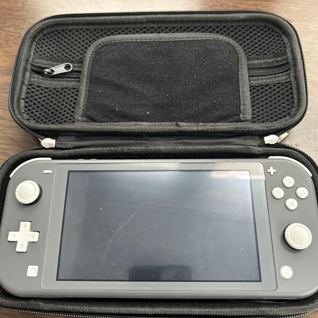 画面傷有り・ケース付き】Switch Lite グレーの通販はau PAY