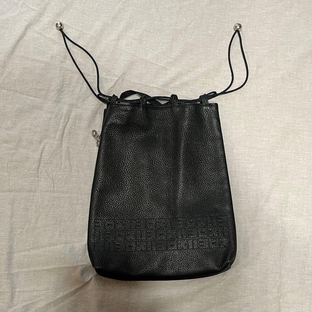 yorozu ヨロズ 巾着バッグ レザーバッグ YOROZU yorozu/ヨロズ】別注 レイノモノ 巾着30（ショルダーバッグ）｜yorozu