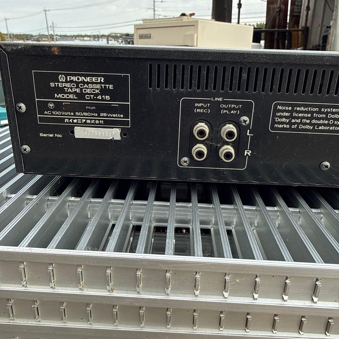 中古 ジャンク扱い パイオニア pioneer CT-415 カセットデッキ - メルカリ