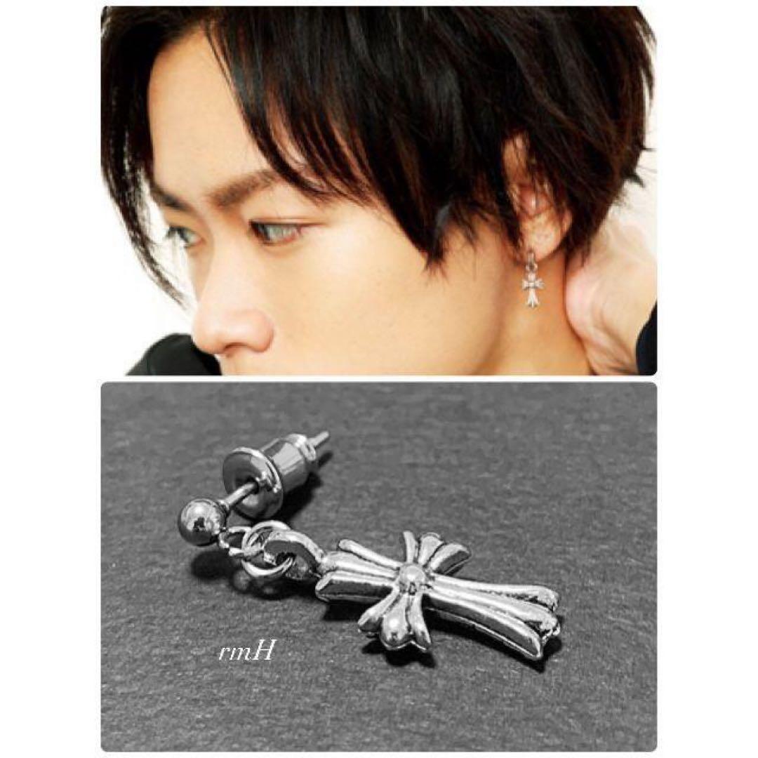 川村壱馬着用 クロスモチーフピアス(両耳用) - メルカリ