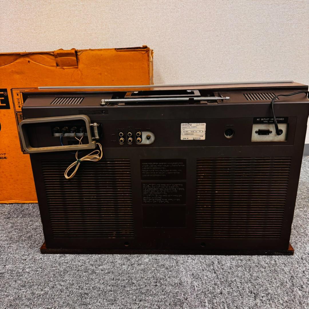 DIATONE Y-500 大型ラジカセ 三菱電機 通電OK レトロ 箱付き - メルカリ