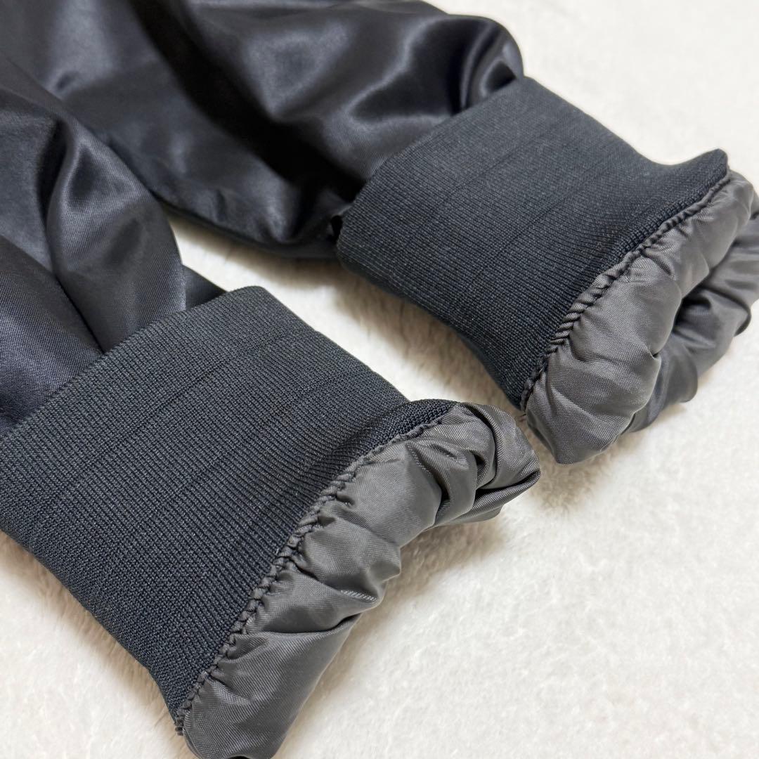 美品】NIKE スタジャン ブルゾン スウッシュロゴ 刺繍 ワッペン 短丈