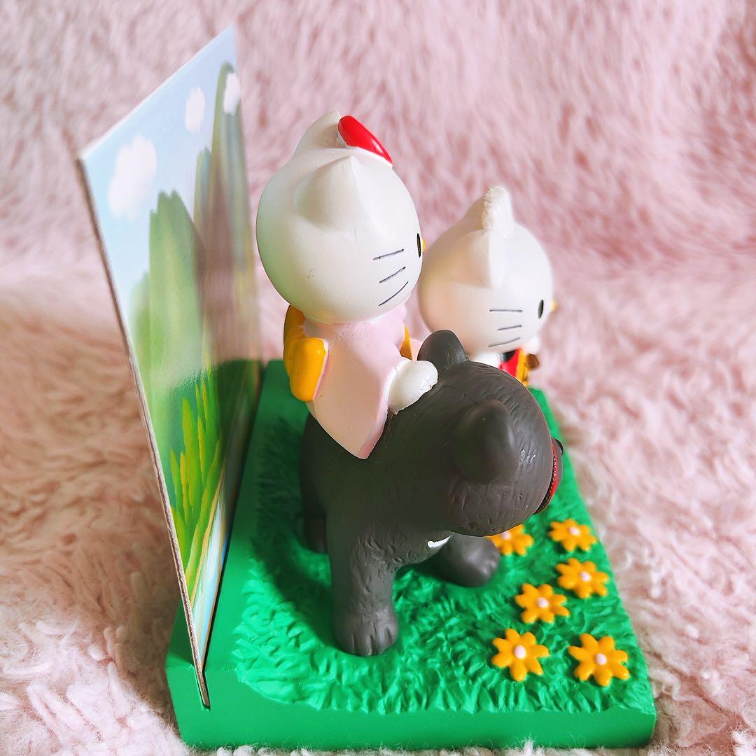 希少レア ハローキティ ダニエル 金太郎 置物 平成レトロ サンリオ 2002