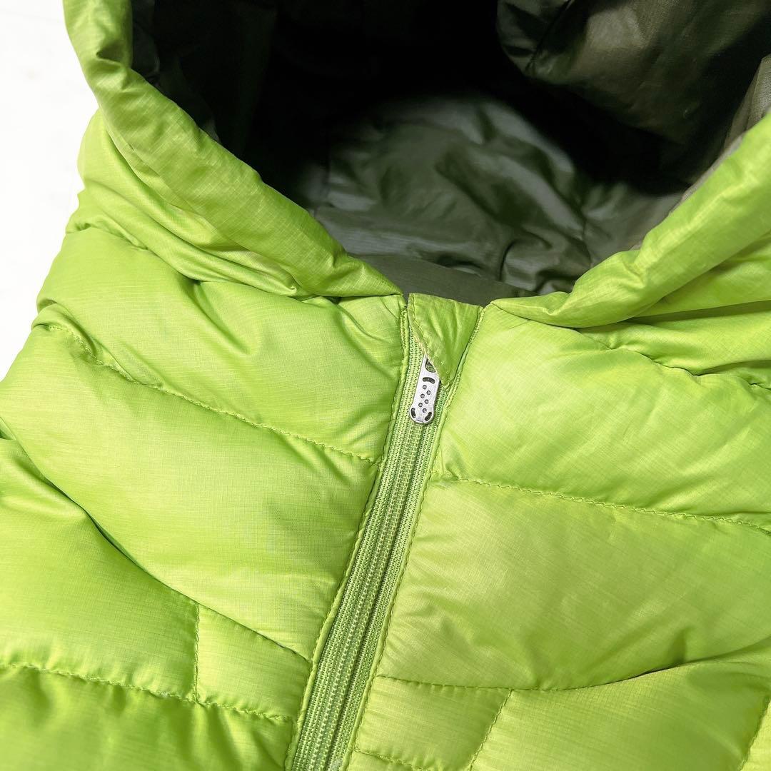 希少》パタゴニア ダウンセータープルオーバーフーディ 黄緑 Sサイズ