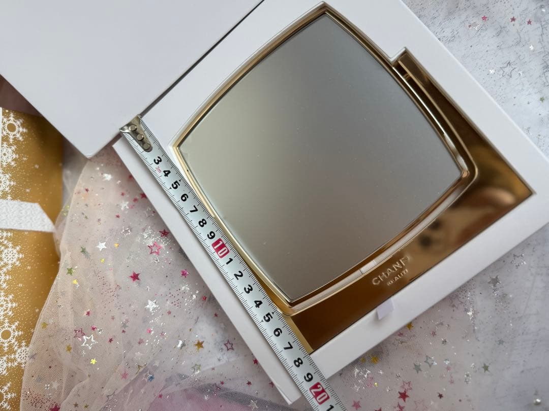 シャネル CHANEL ゴ―ルドスタンドミラー海外限定