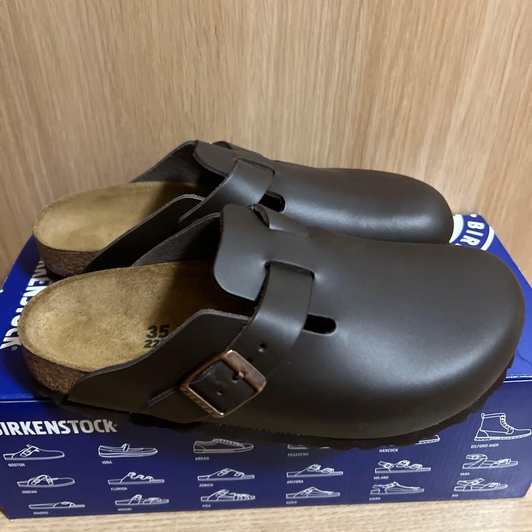 新品 ビルケンシュトック ボストンレザーサンダル35 22.5cm