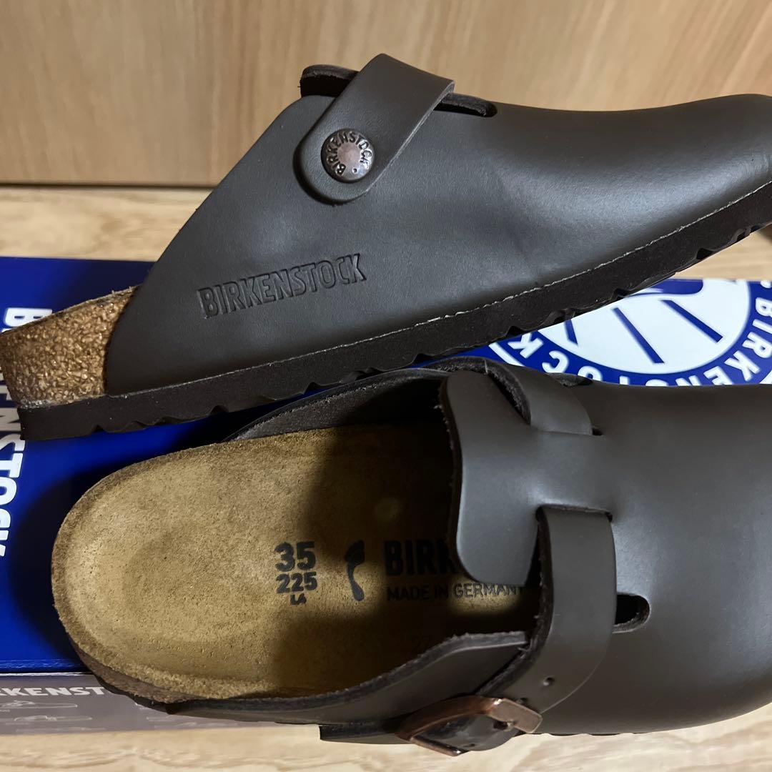 新品 ビルケンシュトック ボストンレザーサンダル35 22.5cm