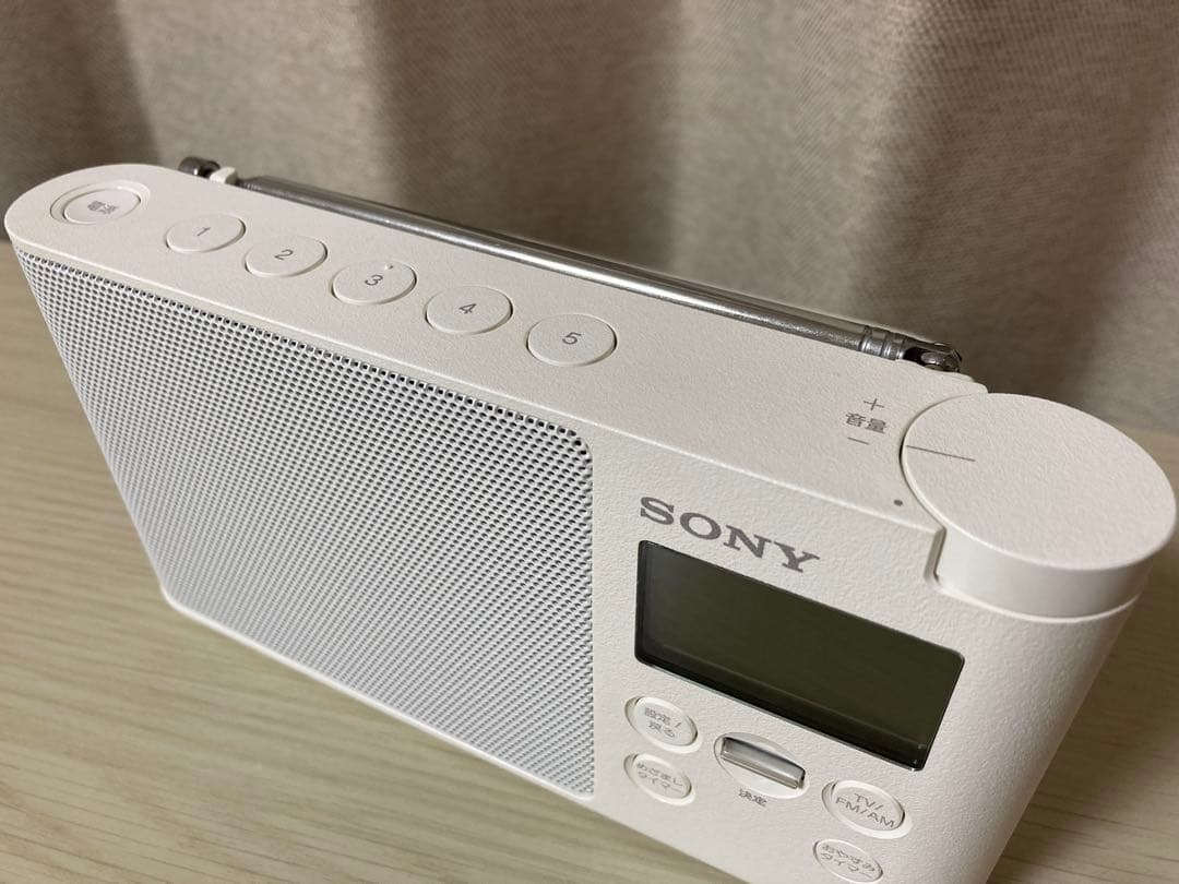 美品 ソニー SONY ラジオ XDR-56TV ホワイト - メルカリ