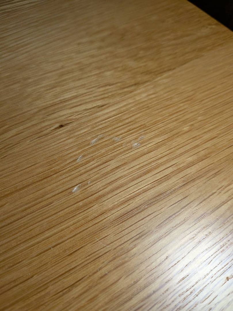 《送料込》無印良品 木製デスク 引出しオーク材 110 事務 学習勉強机テーブル