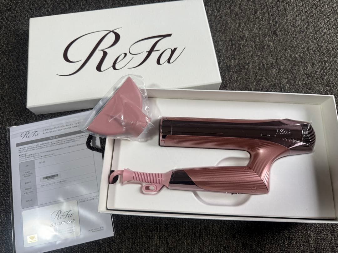 【新品】 Refa ビューティック ドライヤー RE-AX ピンク スマート W リファビューテック ドライヤースマート ダブル | ドライヤー | ReFa