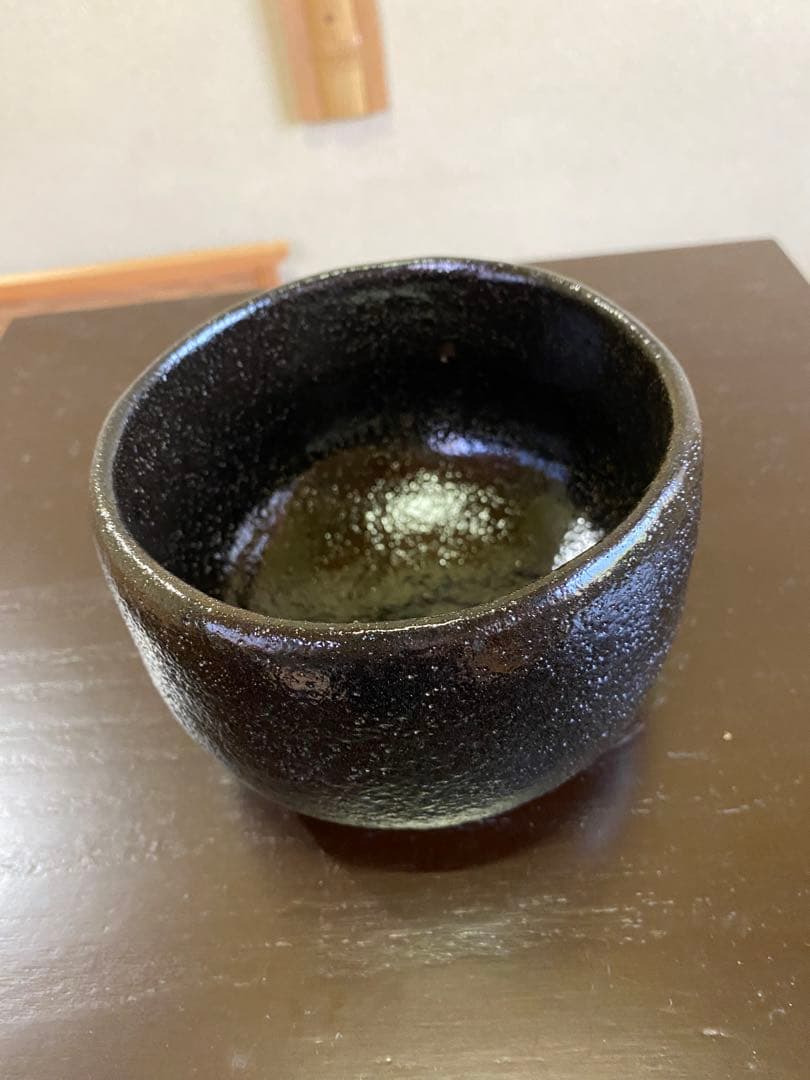 茶道具/楽茶碗 池田退輔『黒茶碗』本間焼 - メルカリ