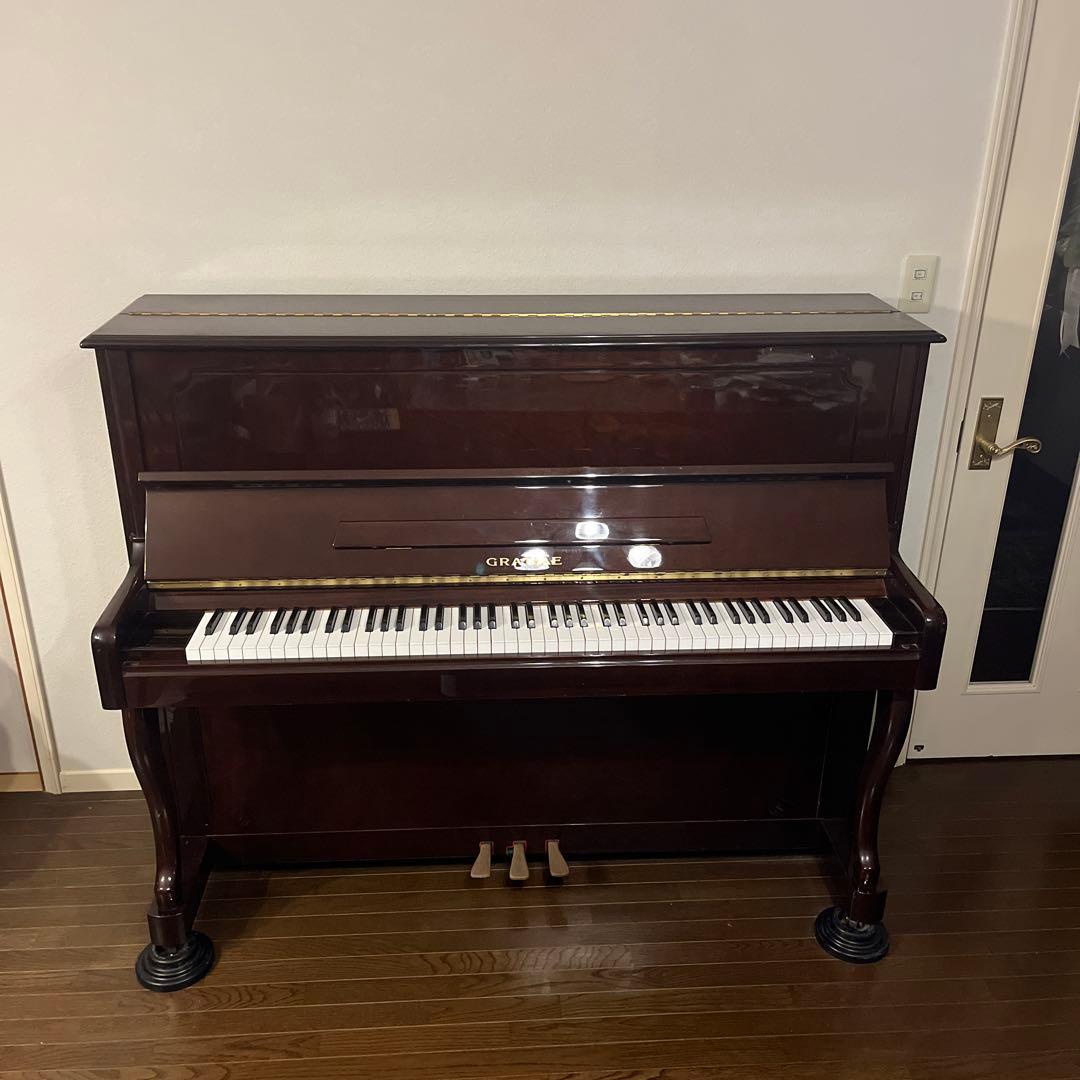 アップライトピアノ GRATIAE ダークブラウン - メルカリ